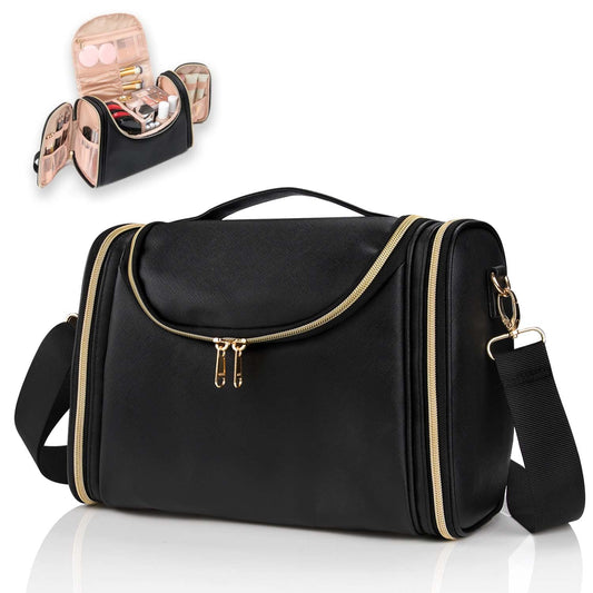 Ethereal Bolsa de maquillaje grande, bolsa de maquillaje de