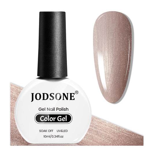 JODSONE Esmalte de uñas de gel de 0.3 fl oz con purpurina nu