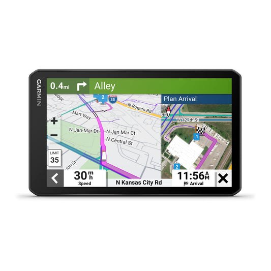 Garmin dēzl™ OTR710, navegador GPS grande y fácil de leer pa