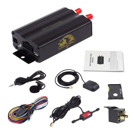 Vehículo coche GPS Tracker TK103A, GSM alarma SD ranura anti