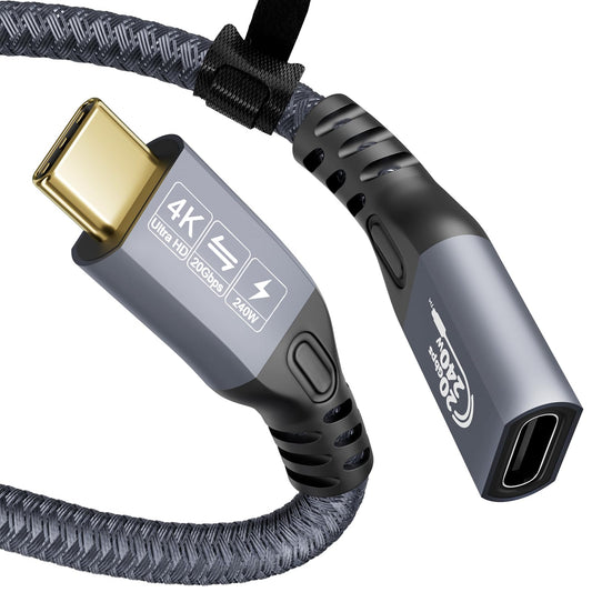 USB C Cable to USB C 3.2 Gen2 X 2 Male Female Type C Chargin