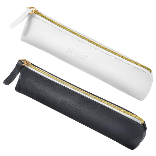 2 bolsas pequeñas de cuero para cosméticos, bolsa pequeña de