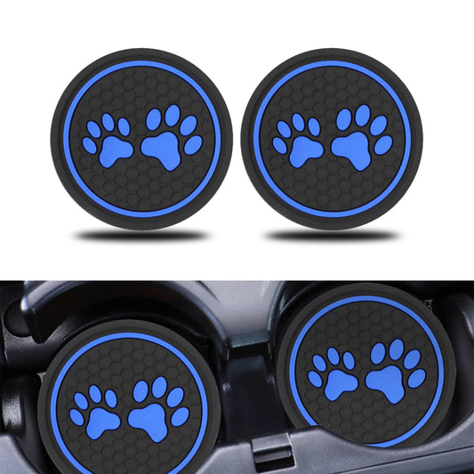 cueclue 2 posavasos para automóvil, 2.75 pulgadas, de silico