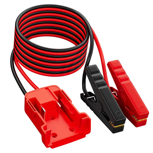 Adaptador de batería de rueda eléctrica con abrazaderas de c