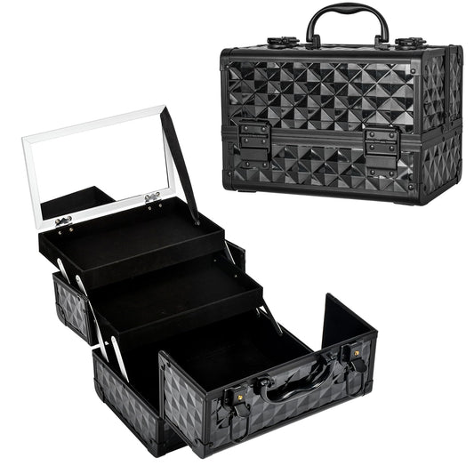 VETALLO Estuche de viaje para maquillaje, organizador grande