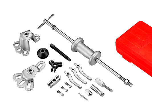 Juego de extractor de martillo deslizante de 9 vías