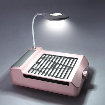 AONOLOVO Colector de polvo de uñas, succión ajustable, colec
