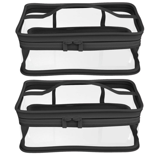 Bolsa de maquillaje con cremallera impermeable portátil bols