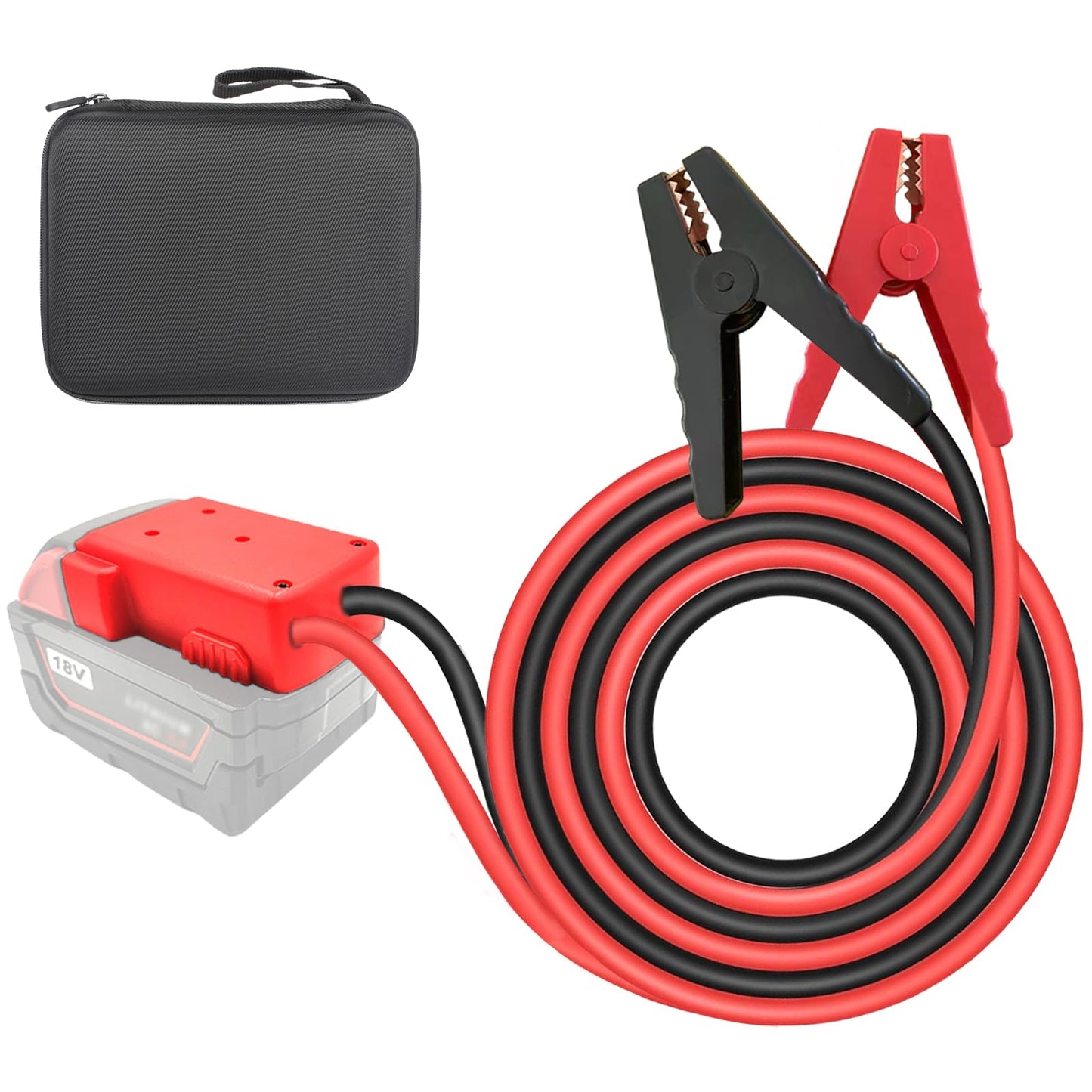 Abrazaderas de cable de puente para batería Milwaukee M18 de