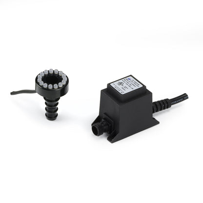 Aquascape AQSC - Lámpara LED con transformador, color negro