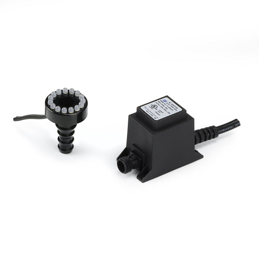 Aquascape AQSC - Lámpara LED con transformador, color negro