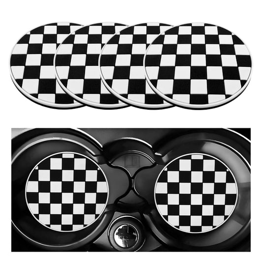 4 posavasos para automóvil, 2.76 pulgadas, antideslizantes,