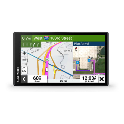 Garmin dēzl™ OTR610, navegador GPS grande y fácil de leer pa