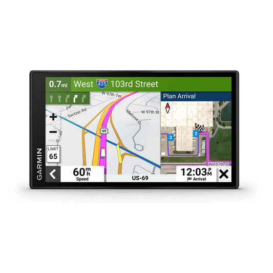 Garmin dēzl™ OTR610, navegador GPS grande y fácil de leer pa