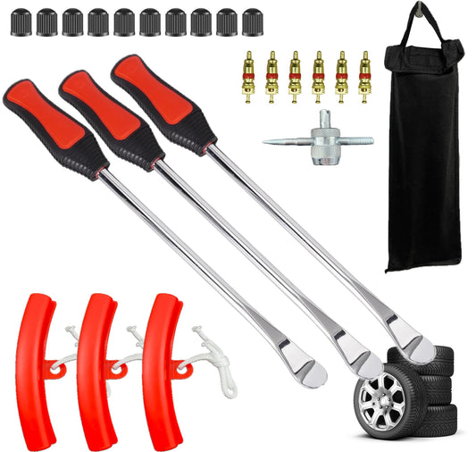 Kit de cambio de neumáticos de motocicleta de 24 piezas con