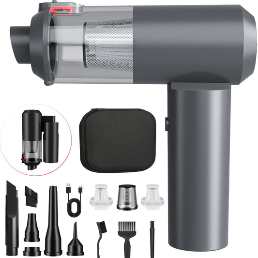 Car Vacuum Portable Cordless - 16000Pa 4 in 1 Arify Pro Cord