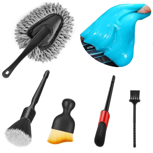 Kit de gel de limpieza de cepillo de limpieza para interior