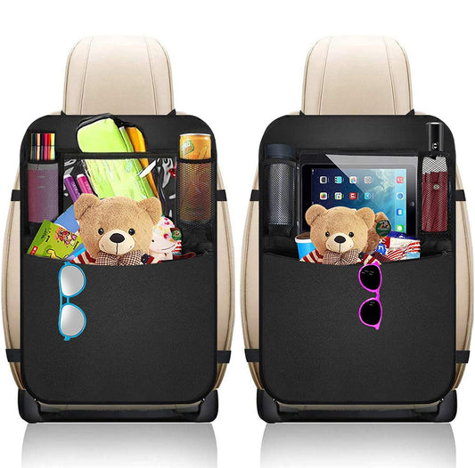 Organizador de asiento trasero prémium para niños, paquete d