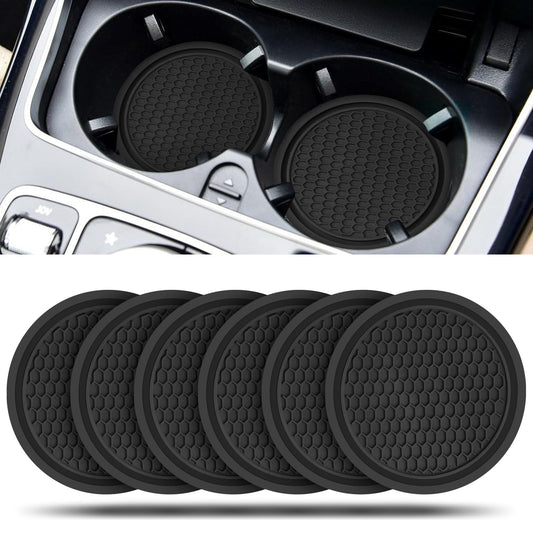 Posavasos para automóvil, 6 portavasos antideslizantes unive