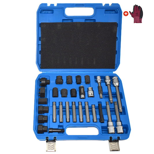 Kit de herramientas de extracción de polea de alternador de