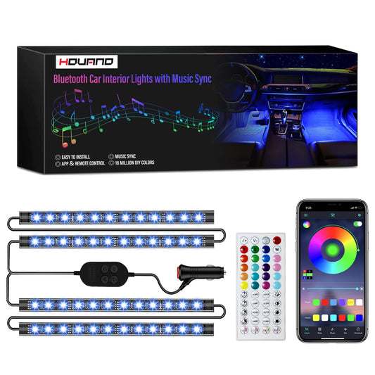 Luces LED para automóvil, control de aplicación con luces in