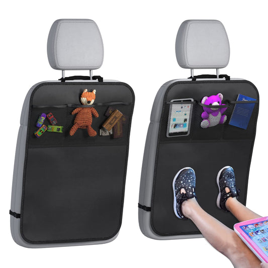Lebogner Kick Mat - Protectores de respaldo de asiento de au