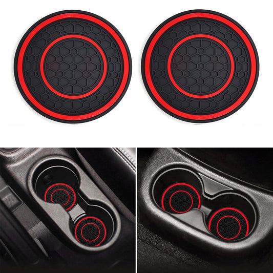 2 posavasos de automóvil para portavasos de automóvil, antid