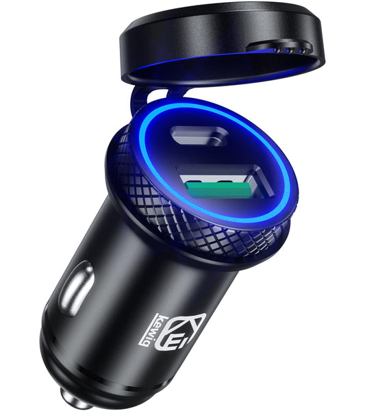KEWIG Cargador de coche USB C, 60W/5A Super Mini Cargador de