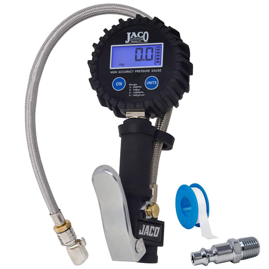 Medidor digital de inflador de neumáticos Jaco FlowPro, 200