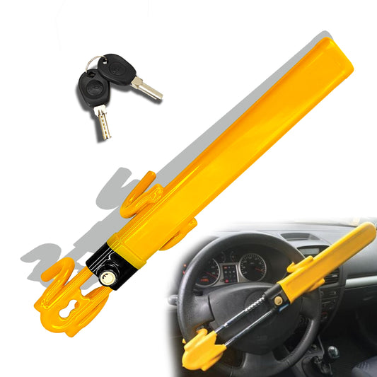 Cerradura de volante para automóvil, longitud ajustable, uni