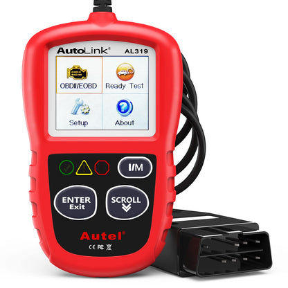 Escáner de código Autel Autolink, Rojo y Negro