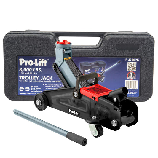 Pro-Lift f-2315PE. Gato de carretilla hidráulico gris para a