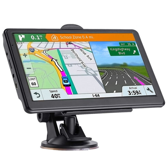Navegador GPS para camión de coche, mapa 2025 de 7 pulgadas