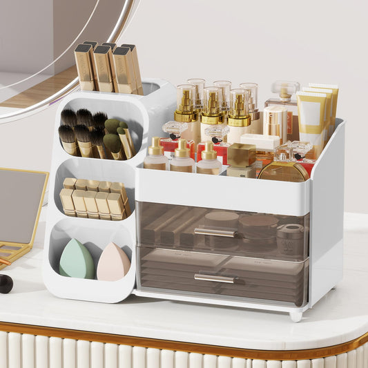 Organizador de maquillaje con cajones para tocador, kit de a