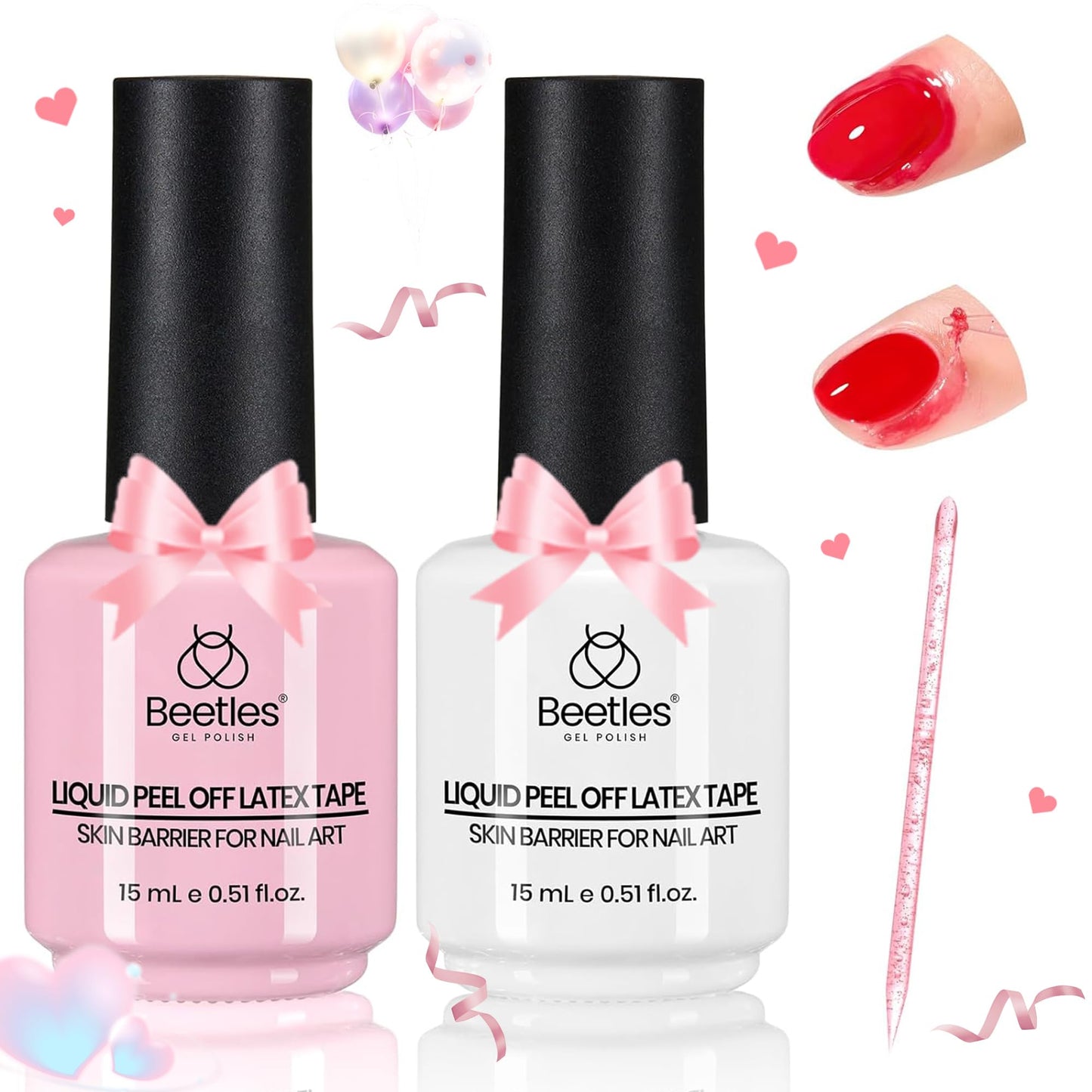 Beetles - Látex líquido para uñas, 1.06 onzas líquidas, prot