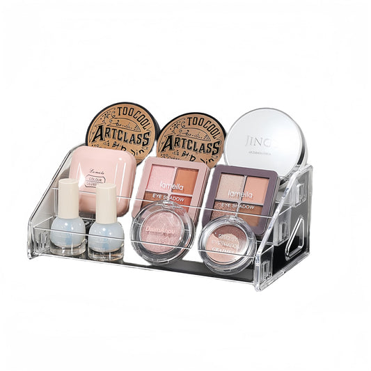 Organizador de esmalte de uñas acrílico, fácil de montar, or