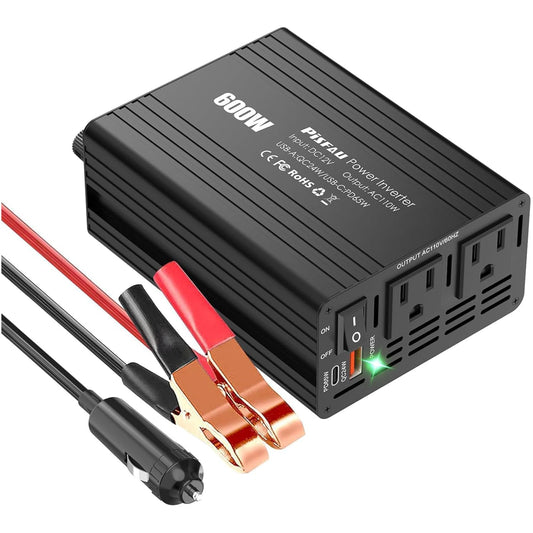 [Actualizado] Inversor de corriente de 600 W para vehículos