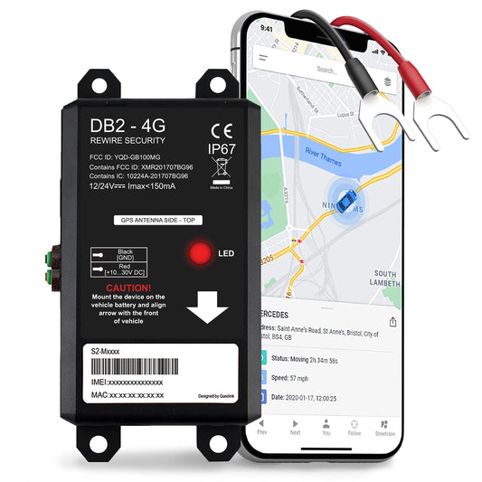 Rastreador de vehículos GPS: dispositivo de seguimiento con