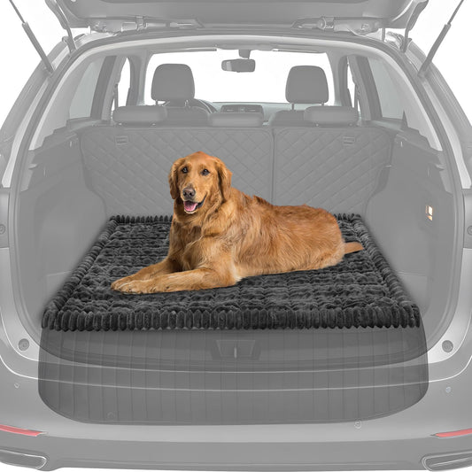 BBTO Tapete de cama de perro de 53 x 40 pulgadas para asient