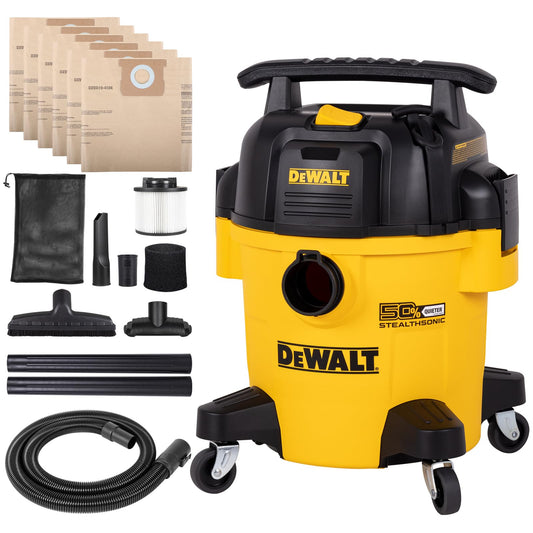 DEWALT Stealthsonic Shop Aspiradora húmeda y seca, aspirador
