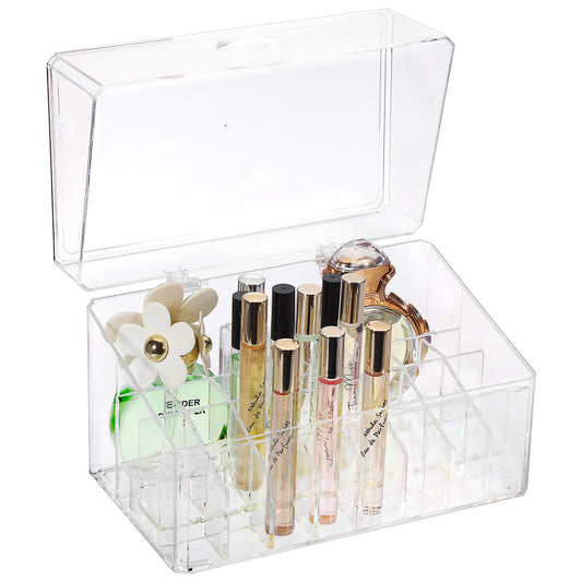ELLDOO Organizador de perfume Rollerball, 26 espacios de acr