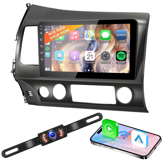 4G+64G Android 13 Radio de coche para Honda Civic 2006-2011