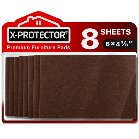 X-PROTECTOR - Almohadillas de fieltro para muebles, 8 piezas