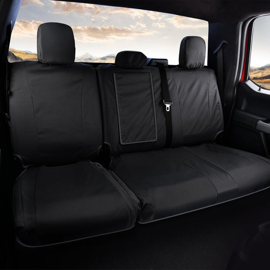 Coverado Fundas de asiento trasero de automóvil, impermeable