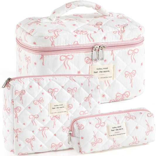 Bolsa de maquillaje acolchada de algodón, Arco B, Literatura
