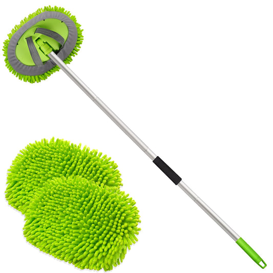 anngrowy - Kit de de microfibra de 62" para lavar el automóv