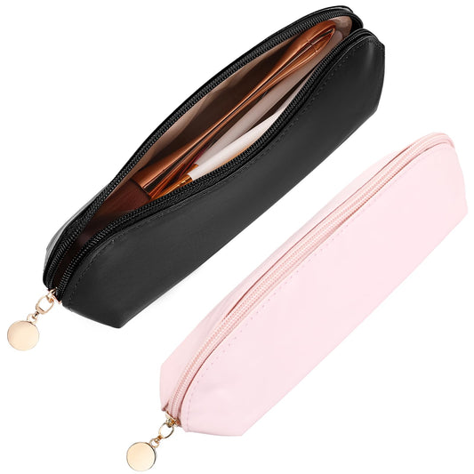 2 bolsas de brochas de maquillaje portátiles, soporte para b