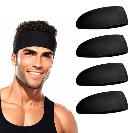 ZENSOUL Diademas deportivas (paquete de 4) – Diademas que ab