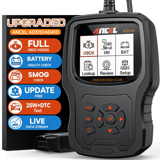 ANCEL AD530 - Escáner OBD2 para automóvil, lector de código