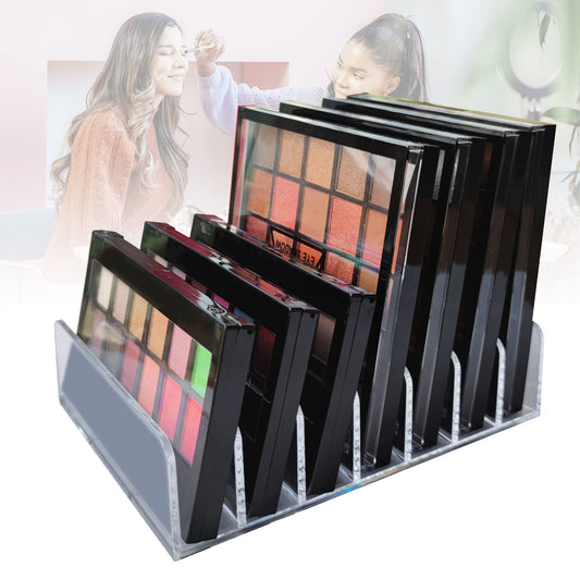 Organizador de paleta de sombra de ojos acrílico transparent